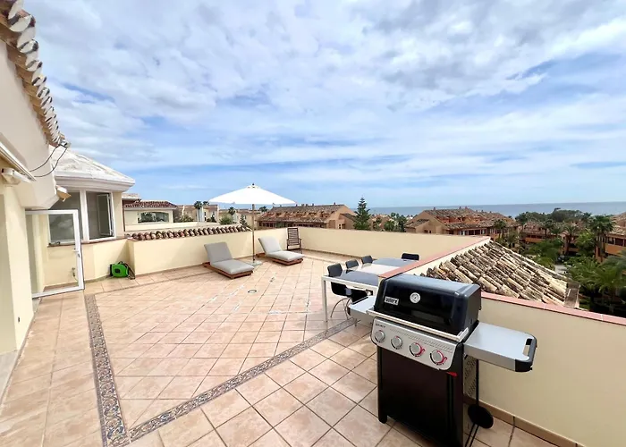 Apartmán Fantastico Atico Duplex En Marbella, Con Vistas Al Mar Y A 300 Metros De La Playa